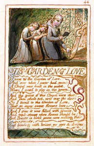 無垢と経験の歌コピーZオブジェクト44愛の庭 作： William Blake